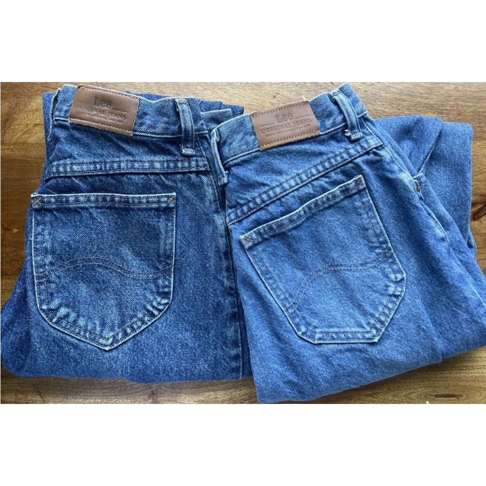2 pairs of Lee Mom jeans
